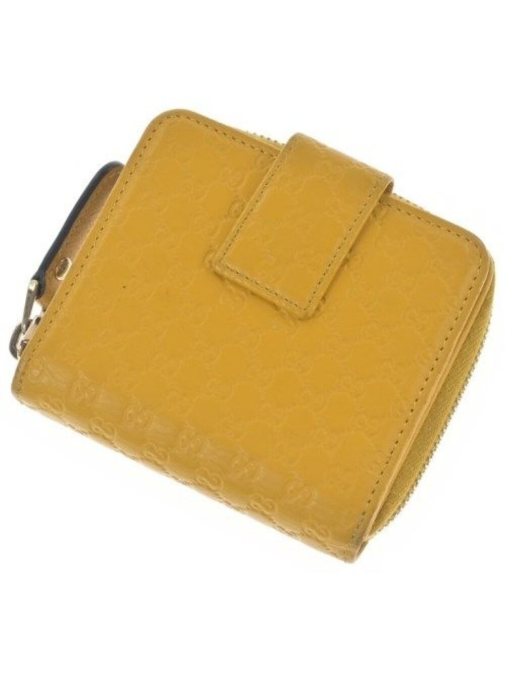 Gucci Micro Guccissima Compact Zip Wallet Bifold Coin Purse